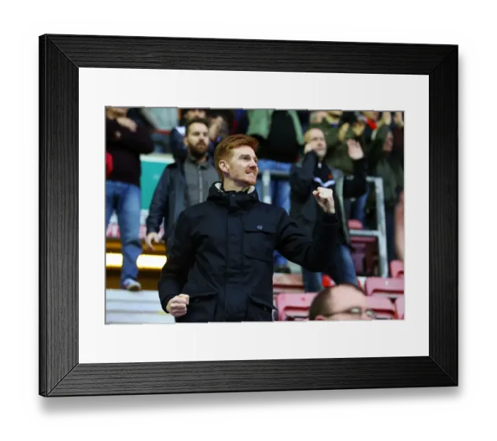 Framed Print : Bristol City Fans Unwavering Passion at Wigan Athletic vs. Bristol City, Sky Bet Championship (March 11, 2017) Framed Print : Bristol City Fans Unwavering Passion at Wigan Athletic vs. Bristol City, Sky Bet Championship (March 11, 2017)