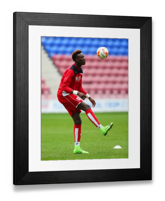 Framed Print : Tammy Abraham in Action: Wigan Athletic vs. Bristol City, Sky Bet Championship (March 11, 2017)