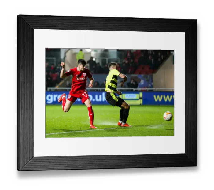 Framed Print : Bristol City's Callum O'Dowda Scores Against Huddersfield Town, Sky Bet EFL Championship, Ashton Gate, 2017