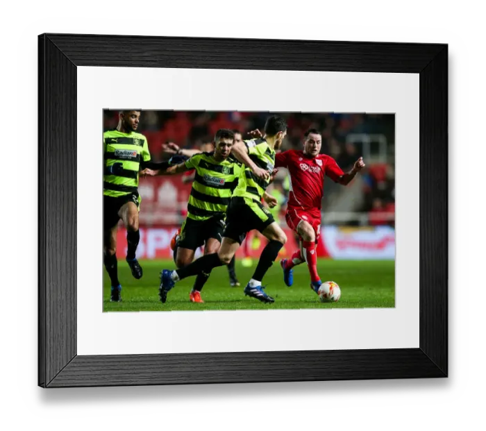 Framed Print : Lee Tomlin's Thrilling Performance: Bristol City vs Huddersfield Town in Sky Bet EFL Championship Framed Print : Lee Tomlin's Thrilling Performance: Bristol City vs Huddersfield Town in Sky Bet EFL Championship