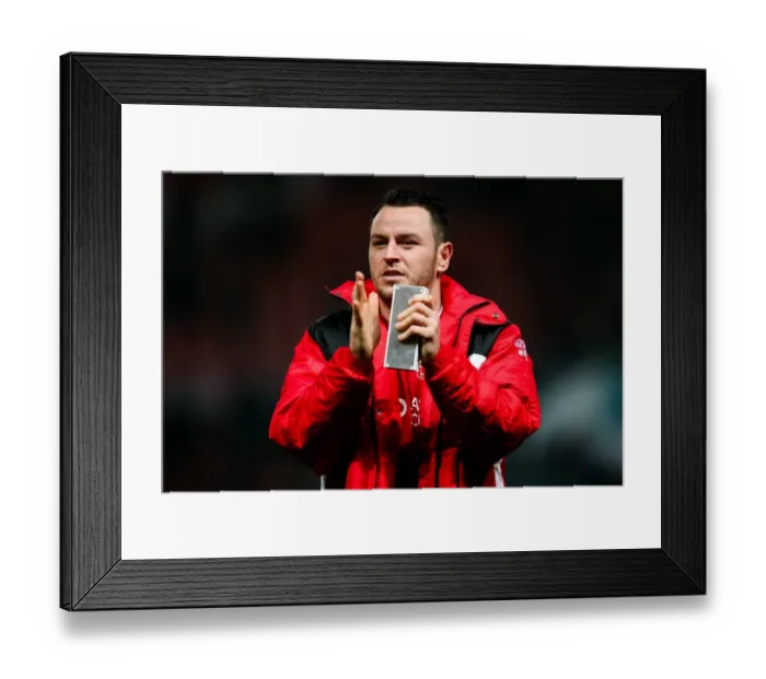 Framed Print : Bristol City's Lee Tomlin Celebrates 4-0 Win Over Huddersfield Town, Lifting Them out of the Relegation Zone