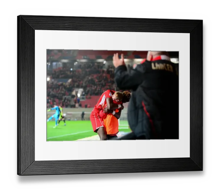 Framed Print : Tammy Abraham's Epic Goal Celebration with a Ball Boy: A Thrilling Moment at Ashton Gate (Bristol City vs. Huddersfield Town, Sky Bet Championship - March 17, 2017) Framed Print : Tammy Abraham's Epic Goal Celebration with a Ball Boy: A Thrilling Moment at Ashton Gate (Bristol City vs. Huddersfield Town, Sky Bet Championship - March 17, 2017)
