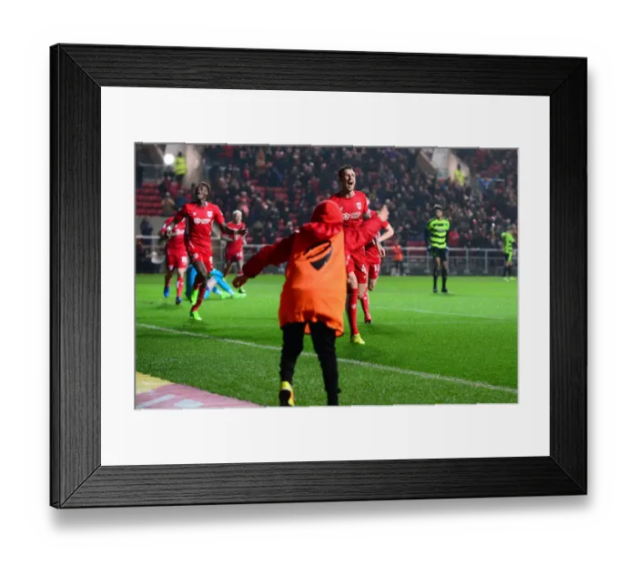Framed Print : Aden Flint's Thrilling Goal Celebration: Bristol City vs. Huddersfield Town, Sky Bet Championship (17 March 2017) Framed Print : Aden Flint's Thrilling Goal Celebration: Bristol City vs. Huddersfield Town, Sky Bet Championship (17 March 2017)