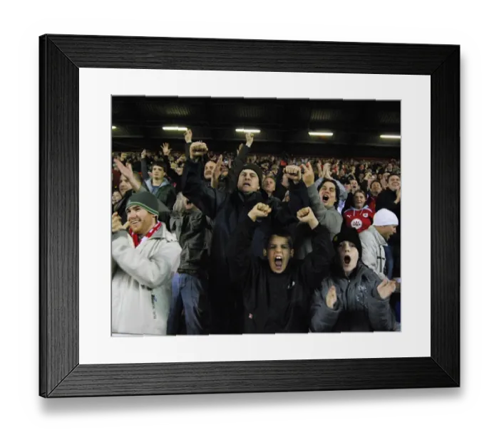 Framed Print : Bristol City vs. Nottingham Forest: A Football Rivalry from the 08-09 Season