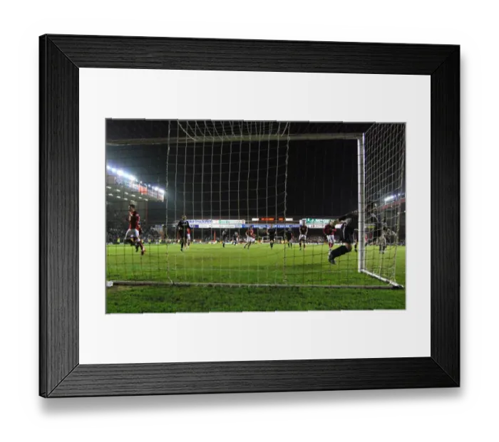 Framed Print : Bristol City vs. Nottingham Forest: A Football Rivalry from the 08-09 Season