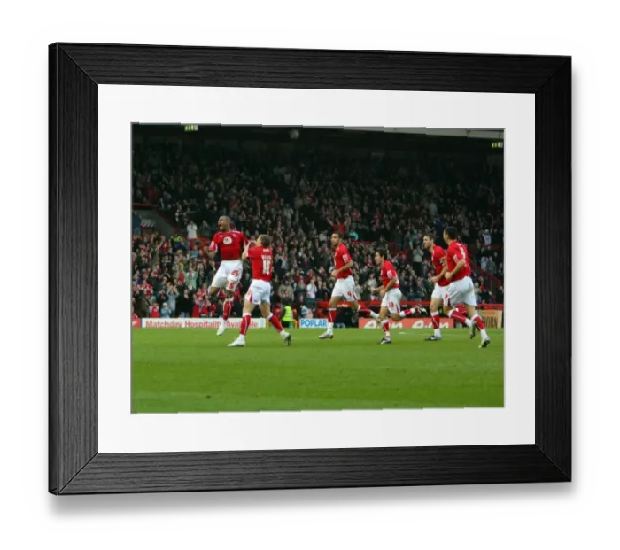 Framed Print : Bristol City vs. Nottingham Forest: A Football Rivalry - Season 08-09