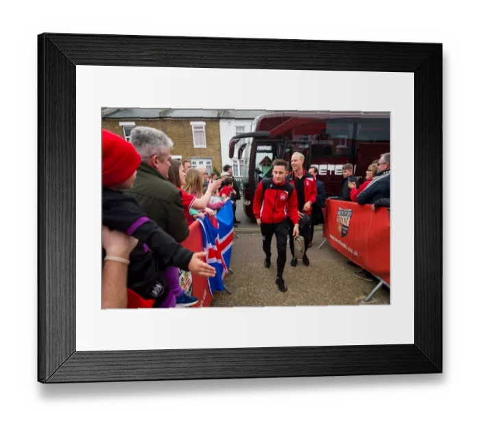 Framed Print : Bristol City's Brownhill and Magnusson Arrive at Griffin Park for Brentford Clash, Sky Bet Championship 2017