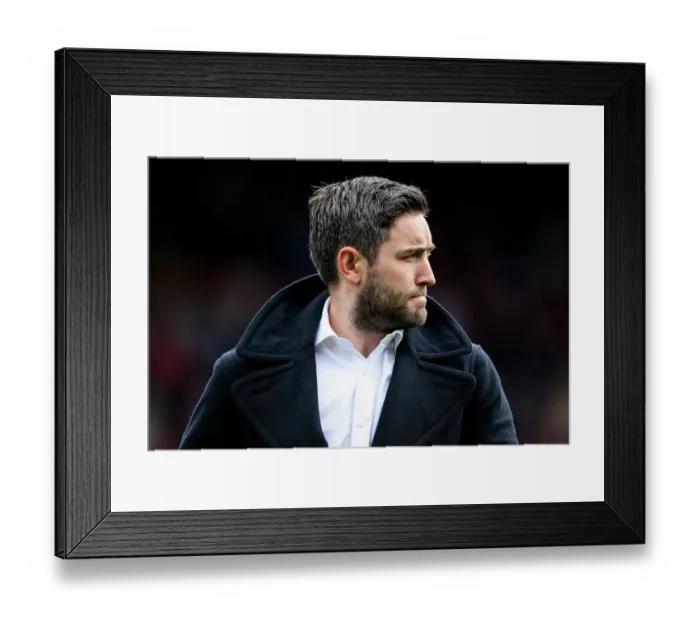 Framed Print : Johnson's Intense Focus: Brentford vs. Bristol City, Sky Bet EFL Championship (April 1, 2017)