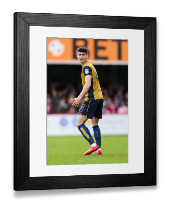 Framed Print : Frustration on the Field: Callum O'Dowda's Emotional Moment at Griffin Park (Brentford v Bristol City, Sky Bet EFL Championship)