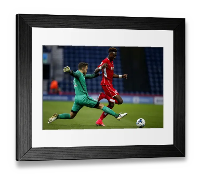 Framed Print : Abraham Fouled by Maxwell in Preston North End vs. Bristol City Clash Framed Print : Abraham Fouled by Maxwell in Preston North End vs. Bristol City Clash