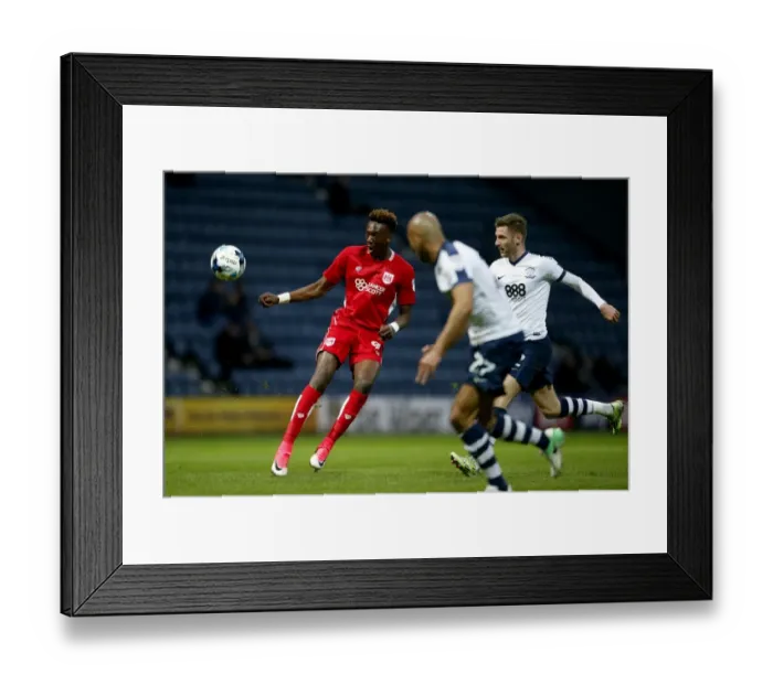 Framed Print : Tammy Abraham in Action: Sky Bet Championship Showdown between Preston North End and Bristol City (04.04.2017) Framed Print : Tammy Abraham in Action: Sky Bet Championship Showdown between Preston North End and Bristol City (04.04.2017)
