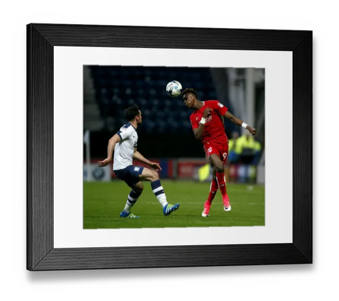 Framed Print : Tammy Abraham vs Greg Cunningham: Intense Battle at Deepdale - Preston North End vs Bristol City, Sky Bet Championship Framed Print : Tammy Abraham vs Greg Cunningham: Intense Battle at Deepdale - Preston North End vs Bristol City, Sky Bet Championship