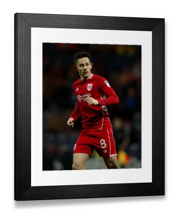 Framed Print : Josh Brownhill of Bristol City in Action against Preston North End, Sky Bet Championship, 2017 Framed Print : Josh Brownhill of Bristol City in Action against Preston North End, Sky Bet Championship, 2017
