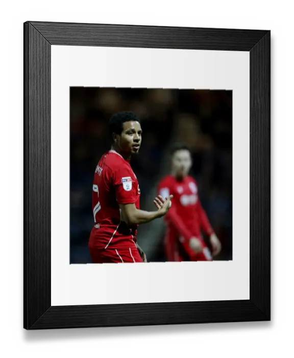 Framed Print : Korey Smith of Bristol City in Action against Preston North End, Sky Bet Championship, 2017