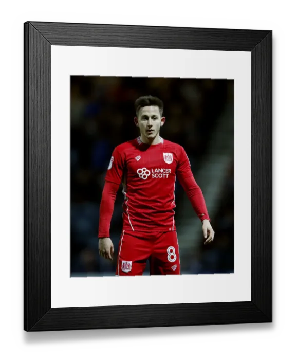 Framed Print : Josh Brownhill in Action: Preston North End vs. Bristol City, Sky Bet Championship 2017 Framed Print : Josh Brownhill in Action: Preston North End vs. Bristol City, Sky Bet Championship 2017