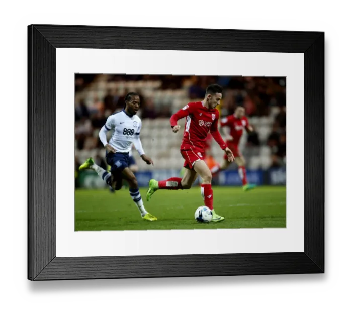 Framed Print : Josh Brownhill Charges Forward: Preston North End vs. Bristol City, Sky Bet Championship (April 4, 2017) Framed Print : Josh Brownhill Charges Forward: Preston North End vs. Bristol City, Sky Bet Championship (April 4, 2017)