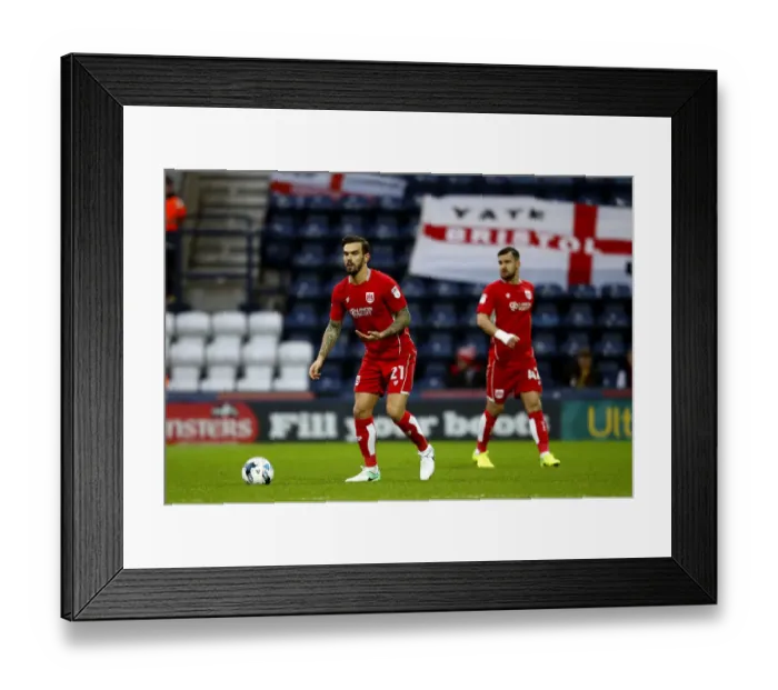 Framed Print : Marlon Pack of Bristol City in Action Against Preston North End, Sky Bet Championship, 2017 Framed Print : Marlon Pack of Bristol City in Action Against Preston North End, Sky Bet Championship, 2017