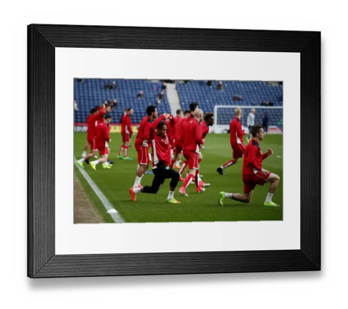 Framed Print : Bristol City Players Warm Up Ahead of Preston North End Clash, Sky Bet Championship (April 2017) Framed Print : Bristol City Players Warm Up Ahead of Preston North End Clash, Sky Bet Championship (April 2017)