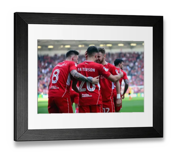 Framed Print : Bristol City's Jamie Paterson and Matt Taylor Celebrate Goal Against Wolverhampton Wanderers, Sky Bet Championship 2017 Framed Print : Bristol City's Jamie Paterson and Matt Taylor Celebrate Goal Against Wolverhampton Wanderers, Sky Bet Championship 2017