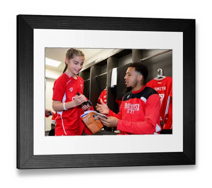 Framed Print : Bristol City Football Club: A Day with the Mascots - Behind the Scenes at Ashton Gate during Bristol City vs. Wolverhampton Wanderers (08.04.2017)