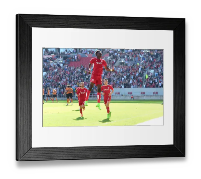 Framed Print : Tammy Abraham's Thrilling Goal: Bristol City's Championship Victory over Wolverhampton Wanderers (April 8, 2017) Framed Print : Tammy Abraham's Thrilling Goal: Bristol City's Championship Victory over Wolverhampton Wanderers (April 8, 2017)