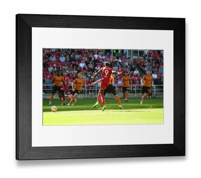 Framed Print : Tammy Abraham's Double: Bristol City Stuns Wolverhampton Wanderers Framed Print : Tammy Abraham's Double: Bristol City Stuns Wolverhampton Wanderers