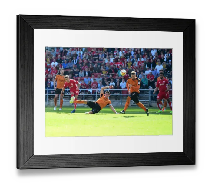 Framed Print : Bristol City's Jamie Paterson Scores Opening Goal Against Wolverhampton Wanderers at Ashton Gate (08-04-2017) Framed Print : Bristol City's Jamie Paterson Scores Opening Goal Against Wolverhampton Wanderers at Ashton Gate (08-04-2017)