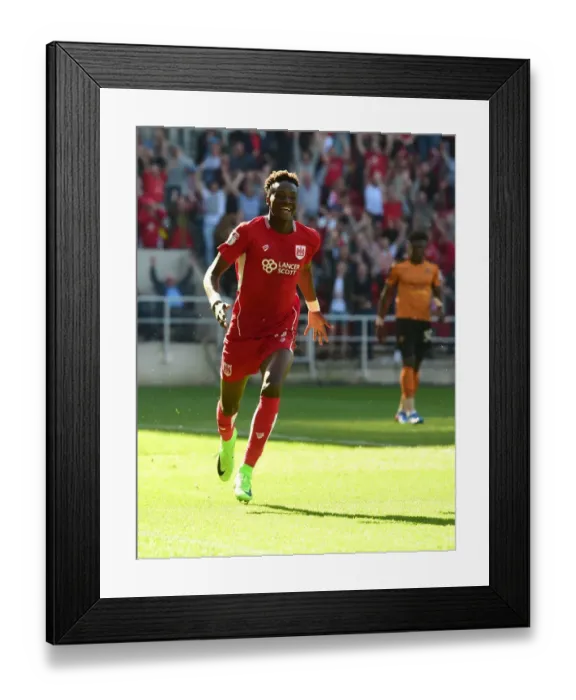 Framed Print : Champion Performances: Tammy Abraham Scores Brace as Bristol City Shocks Wolves (08-04-2017) Framed Print : Champion Performances: Tammy Abraham Scores Brace as Bristol City Shocks Wolves (08-04-2017)