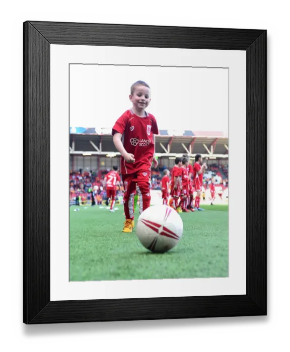 Framed Print : Thrilling Sky Bet Championship Showdown: Mascots Face-Off at Ashton Gate - Bristol City vs. Wolverhampton Wanderers Framed Print : Thrilling Sky Bet Championship Showdown: Mascots Face-Off at Ashton Gate - Bristol City vs. Wolverhampton Wanderers