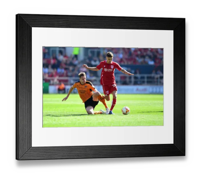 Framed Print : Jamie Paterson Fouled by David Edwards: A Pivotal Moment in the Bristol City vs. Wolverhampton Wanderers Championship Clash (April 8, 2017) Framed Print : Jamie Paterson Fouled by David Edwards: A Pivotal Moment in the Bristol City vs. Wolverhampton Wanderers Championship Clash (April 8, 2017)