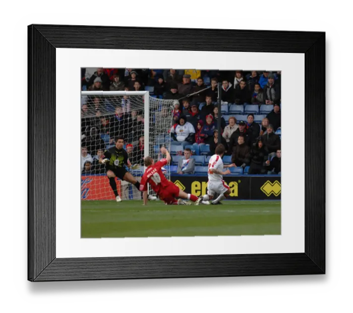 Framed Print : John Oster slots home crytal palace 1st goal