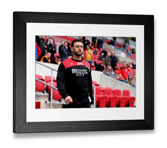 Framed Print : Bristol City's Jamie McAllister Focuses on Queens Park Rangers Clash at Ashton Gate, April 2017