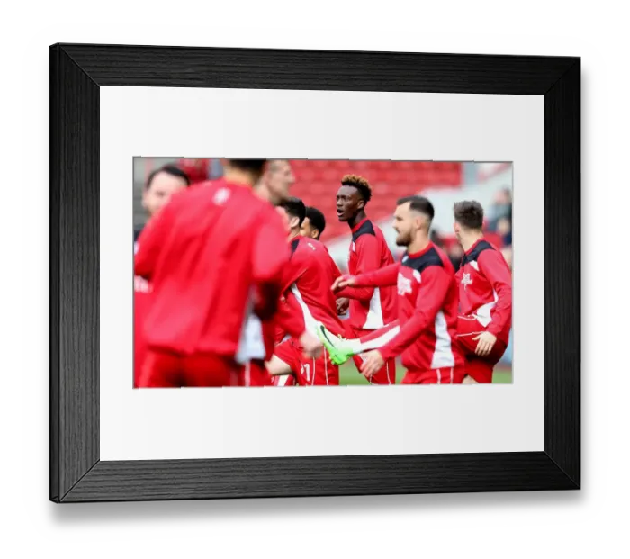 Framed Print : Bristol City Football Team Warm-Up at Ashton Gate Before Queens Park Rangers Match, April 2017 Framed Print : Bristol City Football Team Warm-Up at Ashton Gate Before Queens Park Rangers Match, April 2017