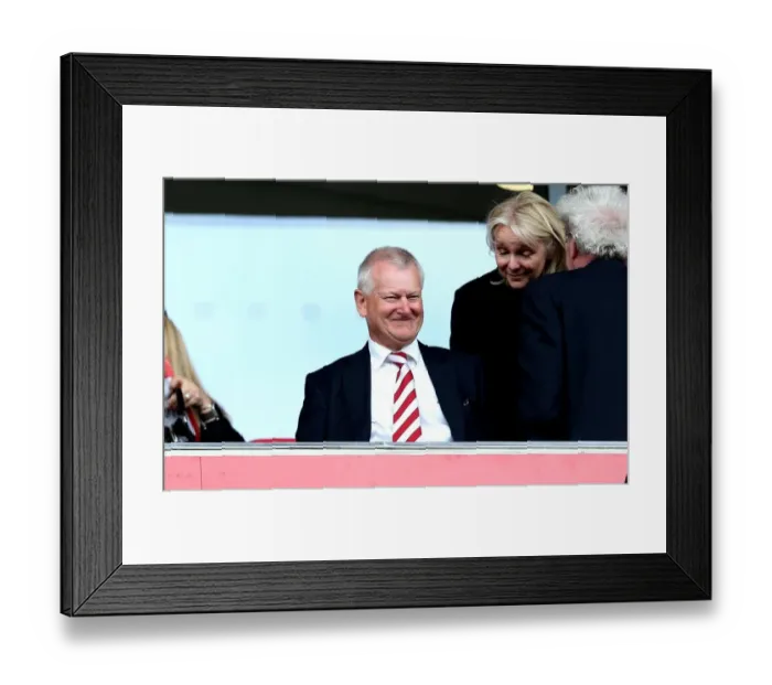 Framed Print : Bristol City FC: Steve Lansdown at Ashton Gate during Bristol City vs Queens Park Rangers, Sky Bet Championship Match, 2017