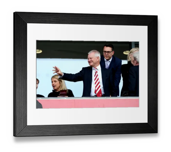 Framed Print : Steve Lansdown at Ashton Gate: Bristol City FC Majority Shareholder During QPR Match, April 2017 Framed Print : Steve Lansdown at Ashton Gate: Bristol City FC Majority Shareholder During QPR Match, April 2017