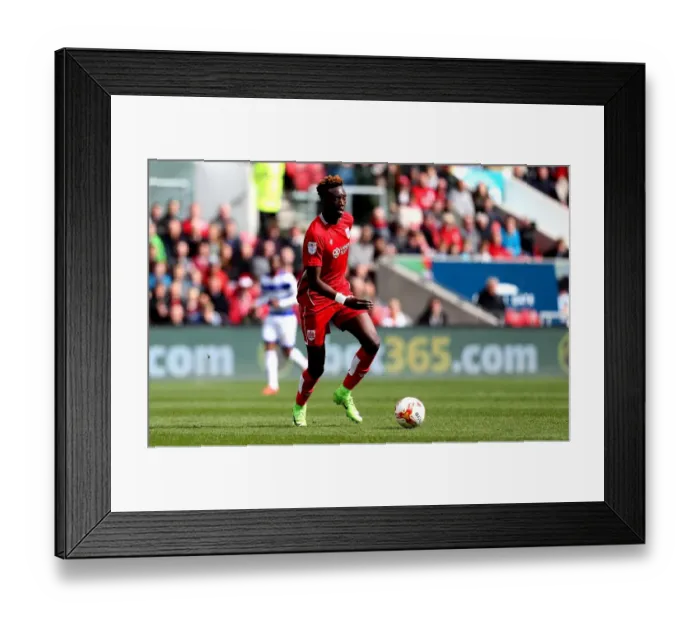 Framed Print : Tammy Abraham's Thrilling Performance: Bristol City vs Queens Park Rangers, April 2017 Framed Print : Tammy Abraham's Thrilling Performance: Bristol City vs Queens Park Rangers, April 2017