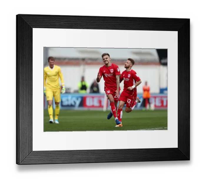 Framed Print : Jamie Paterson's Euphoric Goal Celebration: A Memorable Sky Bet Championship Moment at Ashton Gate (Bristol City vs. Queens Park Rangers, 2017) Framed Print : Jamie Paterson's Euphoric Goal Celebration: A Memorable Sky Bet Championship Moment at Ashton Gate (Bristol City vs. Queens Park Rangers, 2017)