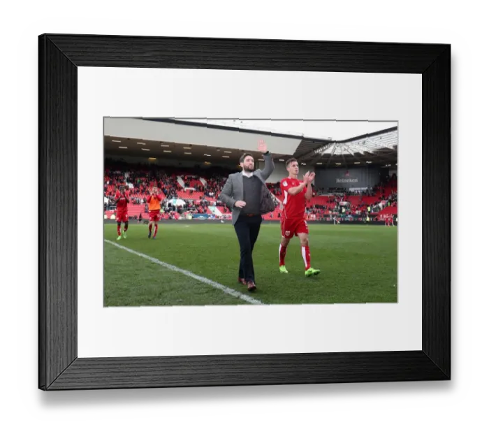 Framed Print : Johnson's Jubilant Exit: Bristol City Secures Victory Over Queens Park Rangers