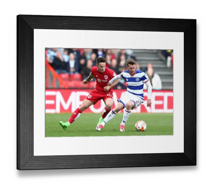 Framed Print : Bristol City vs. Queens Park Rangers: Luke Freeman Holds Off Josh Brownhill Framed Print : Bristol City vs. Queens Park Rangers: Luke Freeman Holds Off Josh Brownhill
