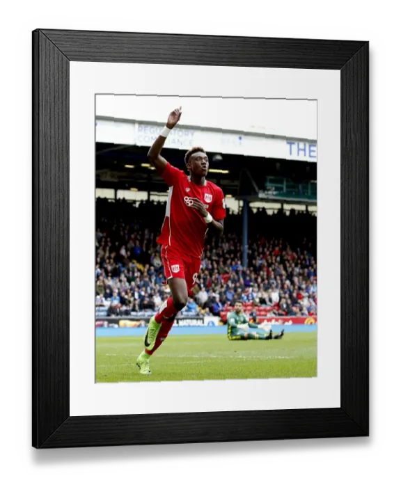 Framed Print : Tammy Abraham's Epic Goal Celebration: A Thrilling Moment at Ewood Park (Sky Bet Championship 2017 - Blackburn Rovers vs. Bristol City) Framed Print : Tammy Abraham's Epic Goal Celebration: A Thrilling Moment at Ewood Park (Sky Bet Championship 2017 - Blackburn Rovers vs. Bristol City)
