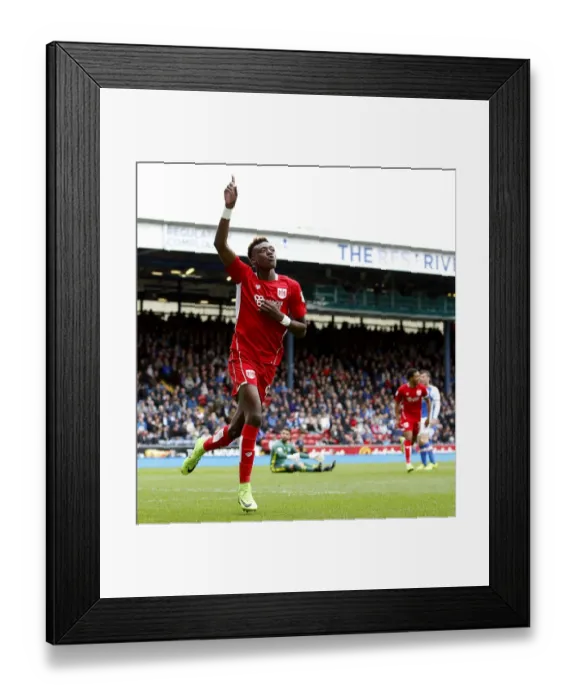 Framed Print : Tammy Abraham's Thrilling Goal: Bristol City Shocks Blackburn Rovers in Sky Bet Championship Framed Print : Tammy Abraham's Thrilling Goal: Bristol City Shocks Blackburn Rovers in Sky Bet Championship