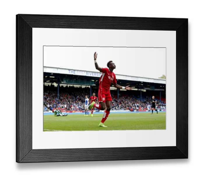 Framed Print : Tammy Abraham's Euphoric Goal: Bristol City's Historic First at Ewood Park (Sky Bet Championship, 17 / 04 / 2017) Framed Print : Tammy Abraham's Euphoric Goal: Bristol City's Historic First at Ewood Park (Sky Bet Championship, 17 / 04 / 2017)