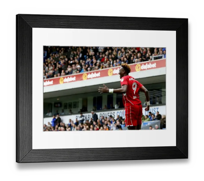 Framed Print : Euphoria Unleashed: Tammy Abraham's Thrilling Goal Celebration for Bristol City at Ewood Park (Sky Bet Championship, 2017) Framed Print : Euphoria Unleashed: Tammy Abraham's Thrilling Goal Celebration for Bristol City at Ewood Park (Sky Bet Championship, 2017)
