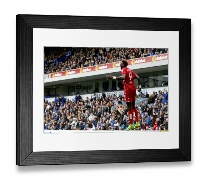 Framed Print : Tammy Abraham's Thrilling Goal Celebration: Historic First Win for Bristol City over Blackburn Rovers (Sky Bet Championship, 2017) Framed Print : Tammy Abraham's Thrilling Goal Celebration: Historic First Win for Bristol City over Blackburn Rovers (Sky Bet Championship, 2017)