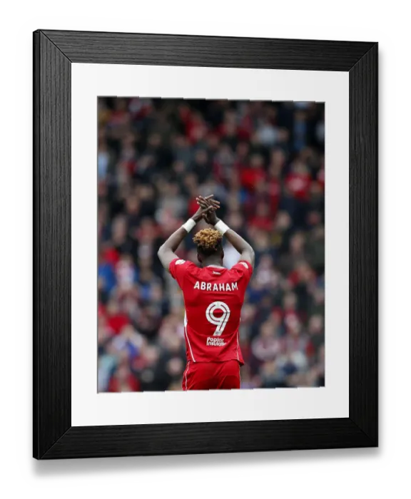 Framed Print : Euphoria Unleashed: Tammy Abraham's Thrilling Goal Celebration as Bristol City Secures Victory at Ewood Park (17 / 04 / 2017), Sky Bet Championship