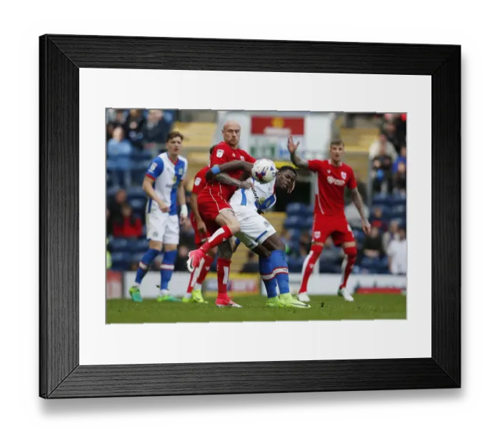 Framed Print : Bristol City vs. Blackburn Rovers: Lucas Joao vs. David Cotterill Clash at Ewood Park (Sky Bet Championship) Framed Print : Bristol City vs. Blackburn Rovers: Lucas Joao vs. David Cotterill Clash at Ewood Park (Sky Bet Championship)