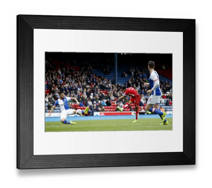 Framed Print : Korey Smith's Shot: Blackburn Rovers vs. Bristol City Championship Clash, 17-04-2017 Framed Print : Korey Smith's Shot: Blackburn Rovers vs. Bristol City Championship Clash, 17-04-2017