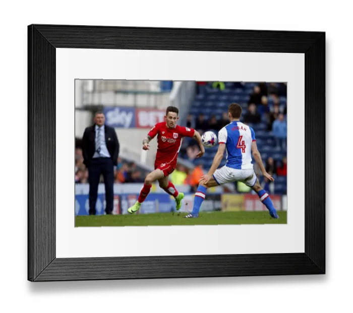 Framed Print : Josh Brownhill vs Tommie Hoban: Clash at Ewood Park - Bristol City vs Blackburn Rovers, Sky Bet Championship Framed Print : Josh Brownhill vs Tommie Hoban: Clash at Ewood Park - Bristol City vs Blackburn Rovers, Sky Bet Championship