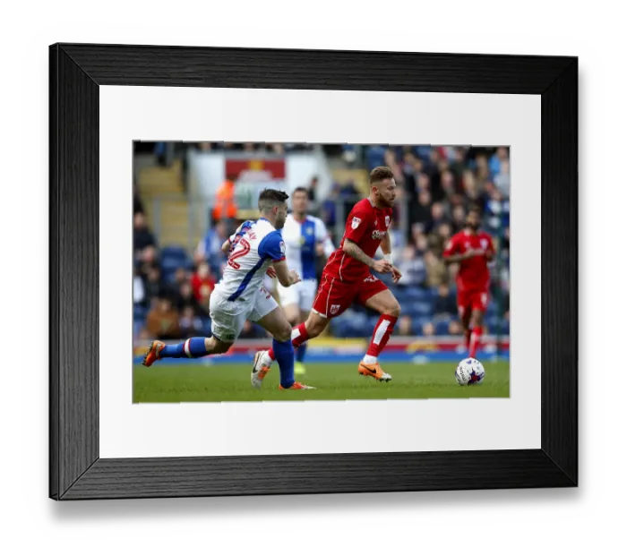 Framed Print : Matt Taylor vs Craig Conway Clash: Blackburn Rovers vs Bristol City Championship Showdown, Ewood Park, 2017 Framed Print : Matt Taylor vs Craig Conway Clash: Blackburn Rovers vs Bristol City Championship Showdown, Ewood Park, 2017