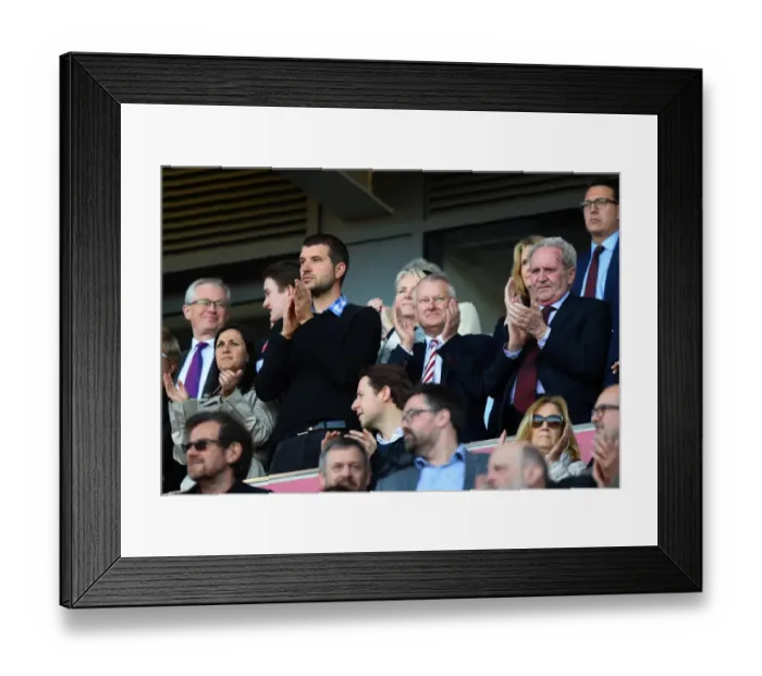 Framed Print : Bristol City Directors Celebrate Championship Victory Over Barnsley at Ashton Gate